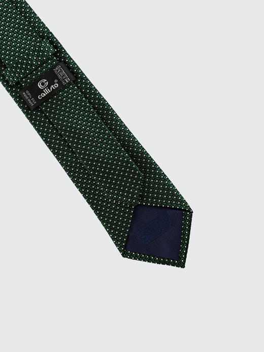 callisto绿色全桑蚕丝领带 FRCTE026C 商品图2
