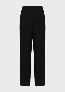 E ARMANI 裤女  3R2P982NK8Z-0999 .63%POLYESTER 27%VISCOSE 7%COTTON 3%ELASTANE