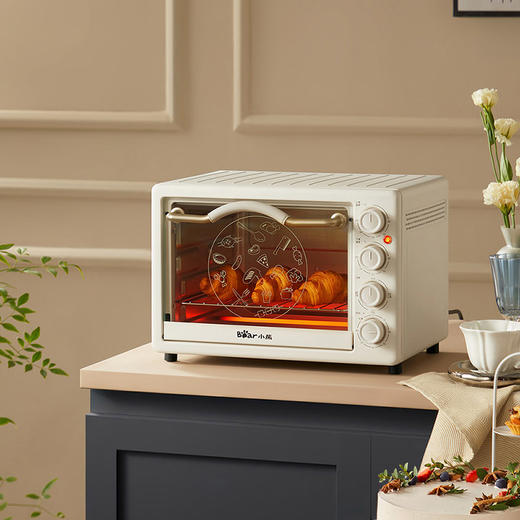 【小程序】小熊电烤箱 DKX-C20M3 米白色 机械式控制 商品图5