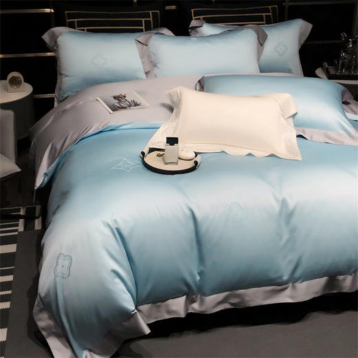 自然醒天丝棉提花四件套莱赛尔柔滑裸睡床上用品春夏季KY 商品图4