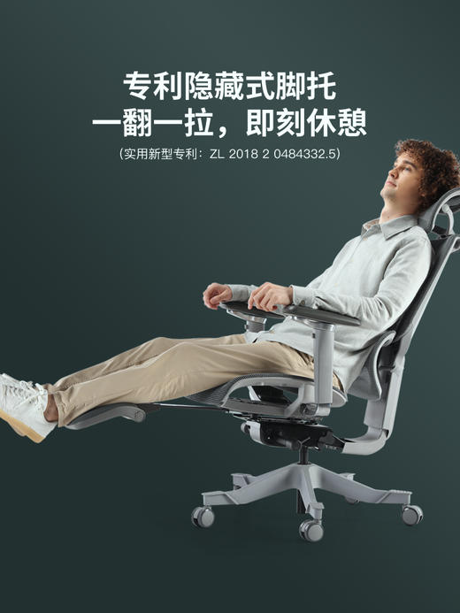 摩伽S8ProMax人体工学椅电脑椅办公椅老板椅子久坐舒服护腰座椅 商品图4
