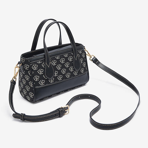 Safiya/索菲娅 2023新款爆款复古手提包时尚托特包单肩包女式斜挎包女包SF9161011Y 商品图3