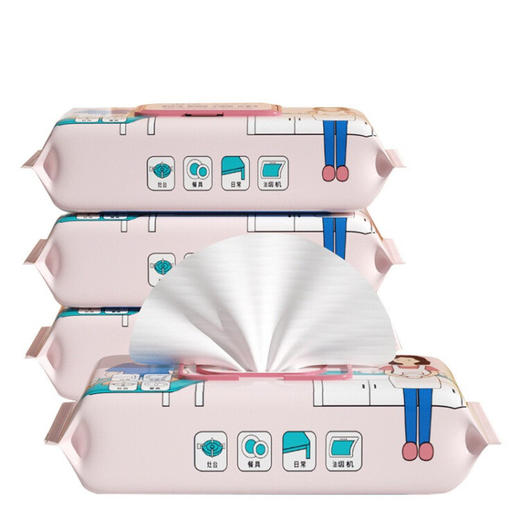 蓝漂 厨房湿巾 我爱我家系列40片*3包 商品图0