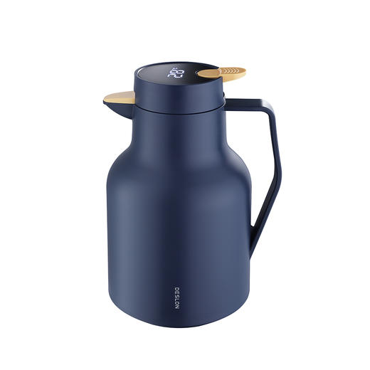 德世朗 | 智享温显保温壶 1500mL 白色/蓝色 (DZXH-1500CNW、BL) 商品图3