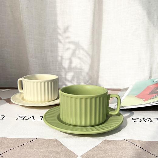 奶fufu咖啡杯陶瓷家用下午茶杯碟套装高颜值ins马卡龙杯子牛奶杯 商品图1
