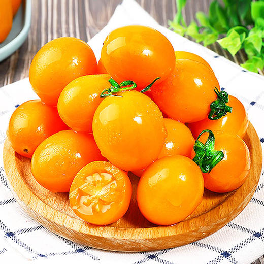 柿一家黄樱桃串番茄 约198g/盒 商品图2