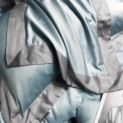 自然醒天丝棉提花四件套莱赛尔柔滑裸睡床上用品春夏季KY 商品图8