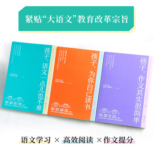 孩子大语文三书 为你自己读书+作文其实很简单+语文一点儿也不难 商品图1