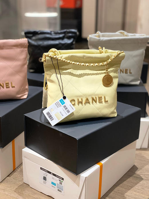 顶级版本迷你22bag-黄色 商品图5