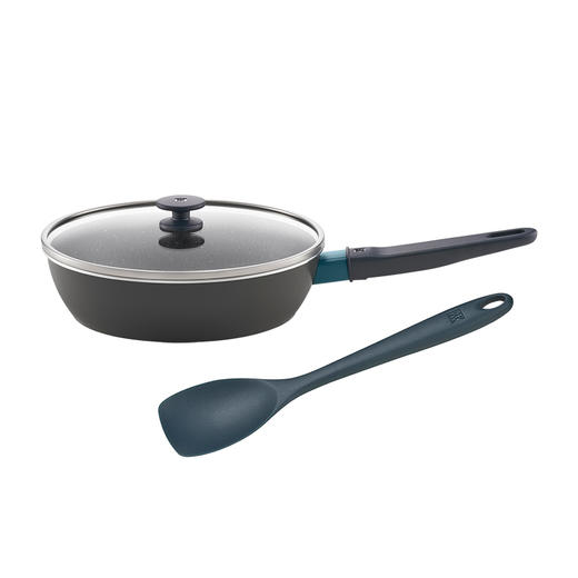 ZW-NS102 ZWILLING Now Marble 24cm 加高多用不粘深煎锅附小号硅胶铲 商品图0