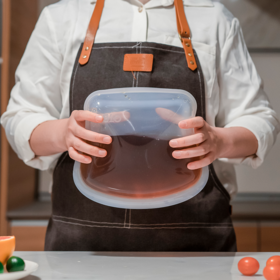 【硅胶食品保鲜】OTB-home 欧标铂金硅胶立式密封保鲜袋 不漏液 可微波/可冷冻/可水煮/可进洗碗机的硅胶保鲜袋