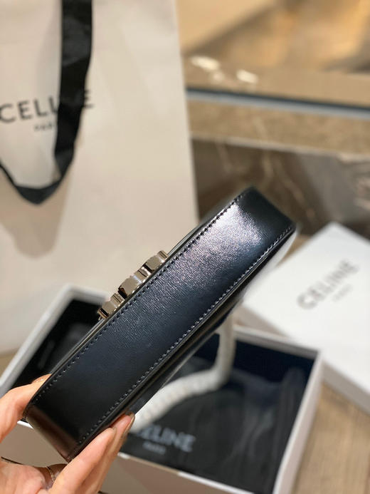 凯旋门链条腋下包黑银 商品图8