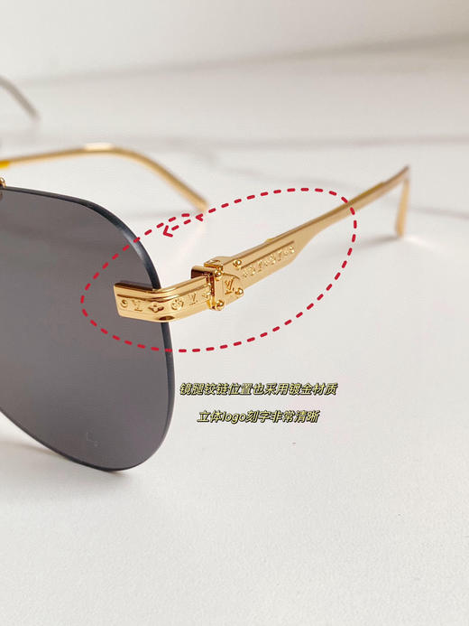 太阳镜 防紫外线 自己备注颜色 老花。粉色。银色镜腿。金色镜腿 商品图12