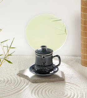 竹君子四件杯（含茶漏）190ml