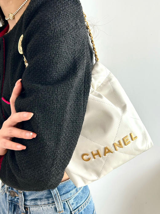 顶级版本迷你22bag-白色 商品图8