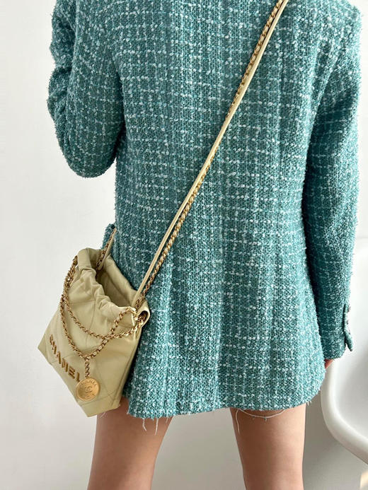 顶级版本迷你22bag-黄色 商品图4