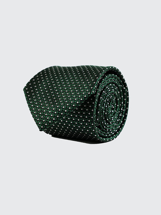 callisto绿色全桑蚕丝领带 FRCTE026C 商品图1