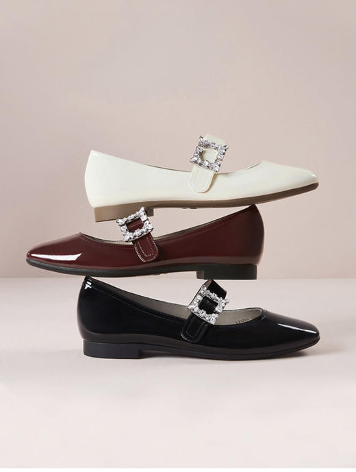 思加图SZPEPQ01DD2AQ3米白色、黑色 商品图0