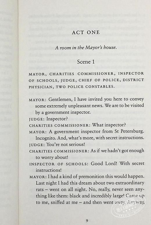 【中商原版】果戈里:钦差大臣(俄国讽刺喜剧) 英文原版 Alma Classics:The Government Inspector Nikolai Gogol 商品图5