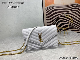 夏季特惠💰520 YSL圣罗兰 monogram黑金鱼子酱链条98557