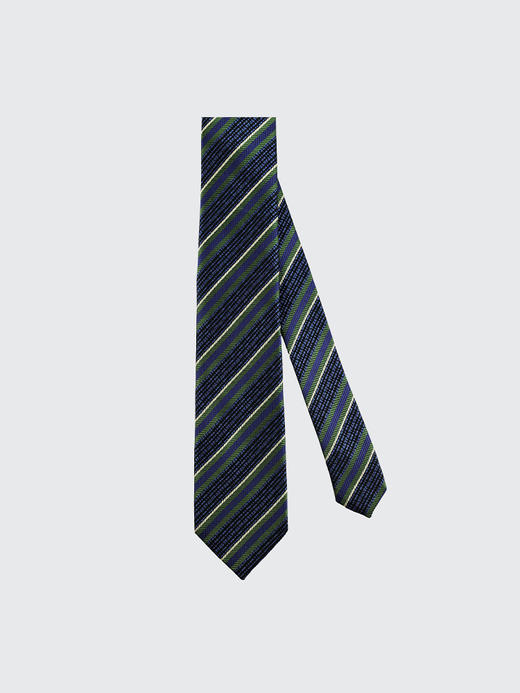 callisto绿色全桑蚕丝领带 FRCTE060C 商品图0