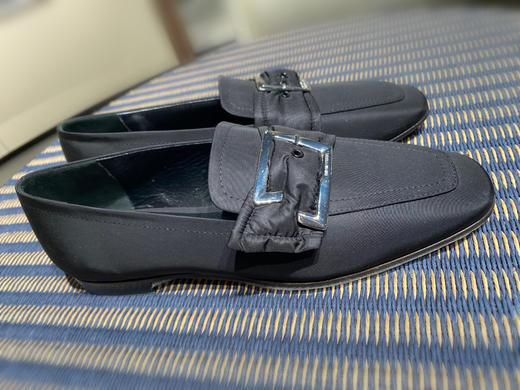 E ARMANI 平底便鞋女  X3A094XD344-00002 .100%POLYAMIDE【鞋底有膜，试穿小心】 商品图1