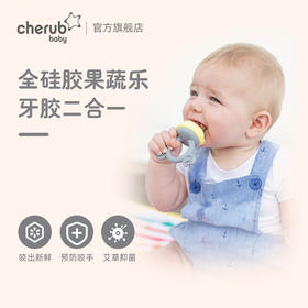 Cherub Baby趣乐贝比小考拉咬咬乐吃水果蔬神器牙胶婴儿安抚磨牙棒二合一