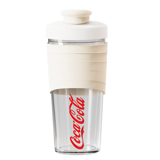 GE-CK23SS-DS9-3可口可乐联名系列时尚摇摇杯奶霜白 商品图0