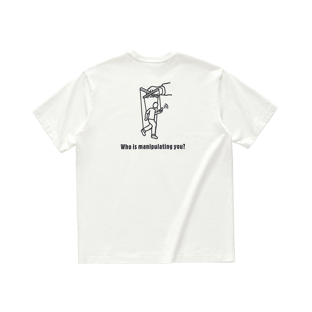 吃茶去chichaqu全棉圆领短袖T恤 印花操纵