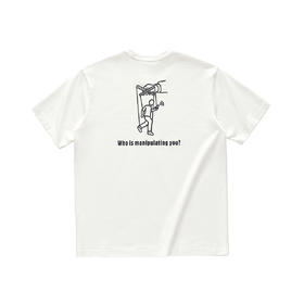 吃茶去chichaqu全棉圆领短袖T恤 印花操纵