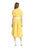 NOIR 黄色系带围裹式连衣裙 1915 商品缩略图3