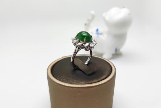 翡翠 满绿戒指 商品图2