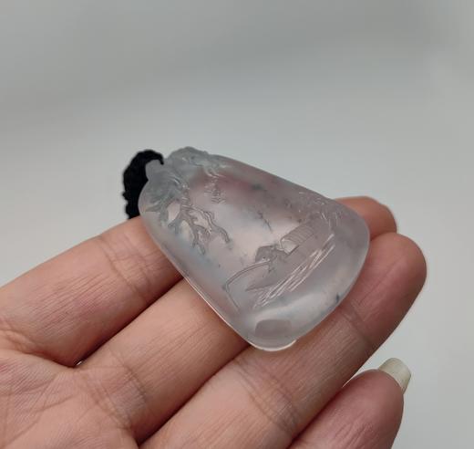 翡翠 冰种 飘花  挂件 商品图1