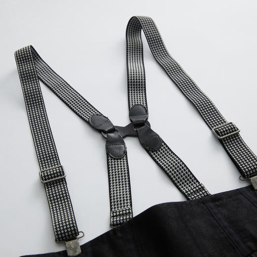 谜底背带半身裙女2023夏季新款时尚宽松大摆型长裙半裙232MB0537 商品图3