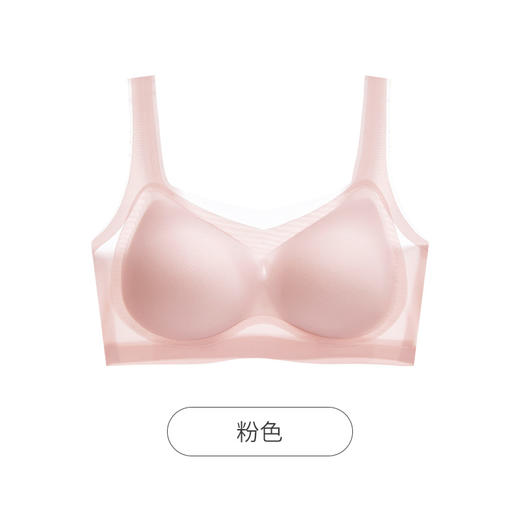 超划算【买1送1~透气感十足！】看得见的薄度一触即凉，40°也不怕！冰感超薄面膜文胸，无痕聚拢大胸背心式透气睡眠文胸罩，超薄冰丝无钢圈背心式大码内衣运动美背七夕情人节送礼优选 商品图5