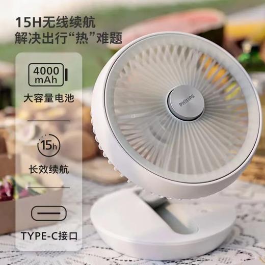 【春上新】10楼飞利浦须迷你折叠电风扇家ACR2124DX 吊牌价299 活动价229元 商品图3