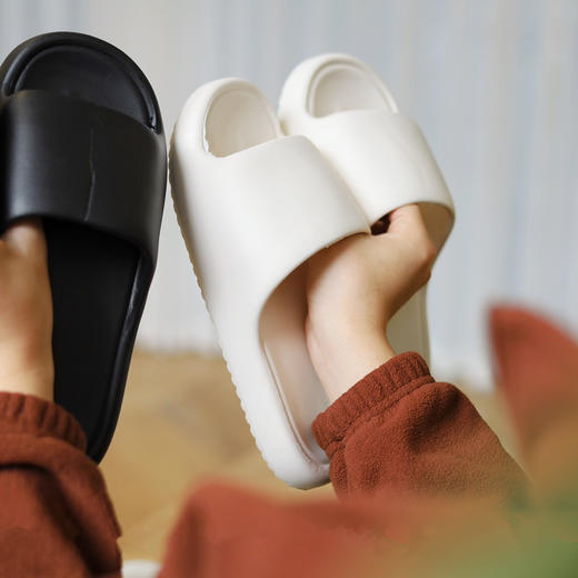 2双包邮～软而不塌踩屎感！sinmire防滑居家云朵拖鞋不臭脚软底凉拖 商品图9