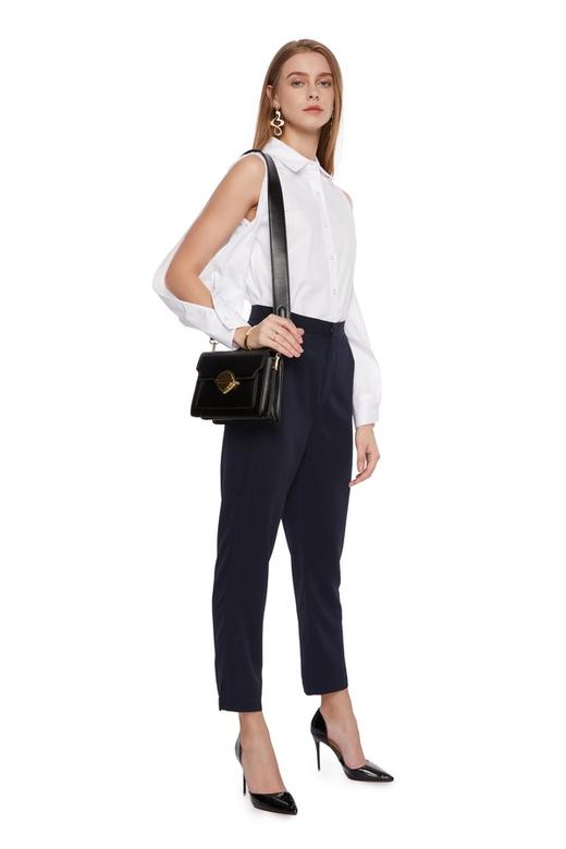 OCTAVIA 简约海军蓝高腰长裤 6802 商品图4