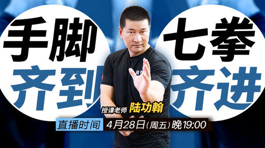 【4月28日】第3场 七拳齐进 手脚齐到 商品图0