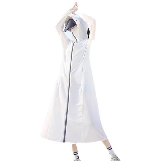 【一件抵6件！告别夏日闷热】防晒衣长款全身过膝，修身冰丝大帽檐防晒服，防紫外线透气防晒衣女款 商品图4