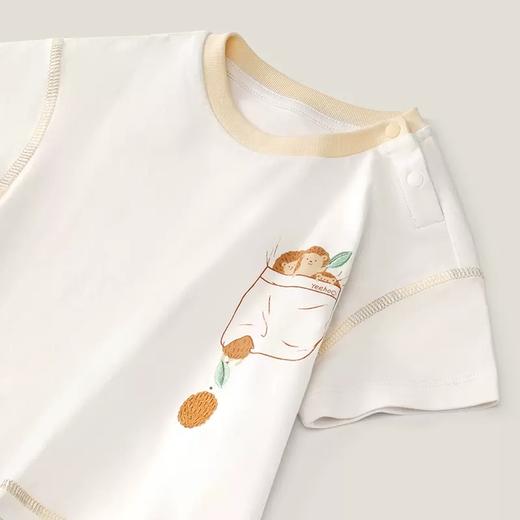 英氏儿童T恤男宝夏装纯棉外出洋气短袖上衣2023新款YRTCJ2P348A 商品图5