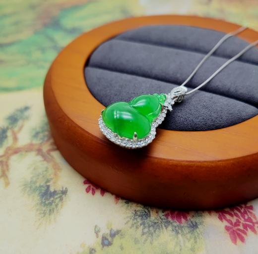 翡翠 绿如意吊坠 商品图4