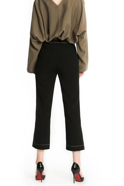 ROSEHOO 缝线开衩九分直筒裤 1161 商品图3