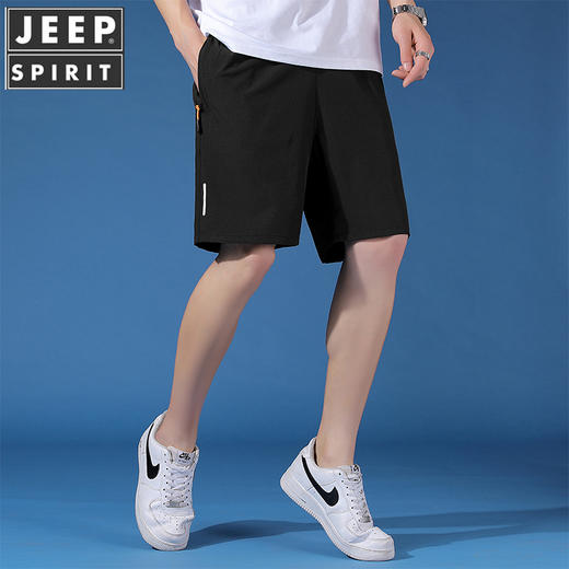 JEEP SPIRIT 凉感冰丝短裤 | 上身舒适透气，具有休闲风格 商品图5
