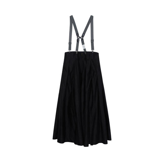 谜底背带半身裙女2023夏季新款时尚宽松大摆型长裙半裙232MB0537 商品图4