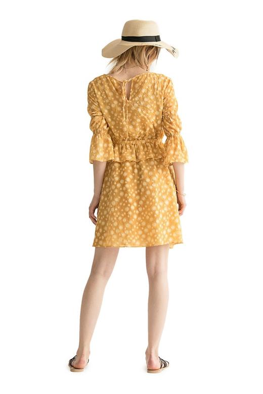 ROSEHOO 黄色立体几何连衣裙 2102 商品图2