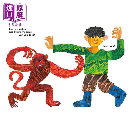【中商原版】Eric Carle From Head to Toe 艾瑞卡尔 从头动到脚 平装 英文原版 进口图书 儿童故事绘本 激发运动技能 0-5岁 商品图2