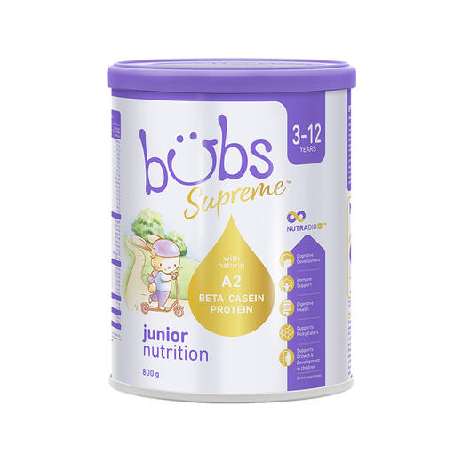 【赠品请咨询客服】Bubs贝臻A2 β-酪蛋白牛奶粉4段-800g 商品图0