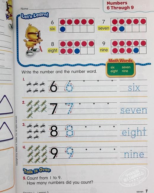 【中商原版】Progress in Mathematics StudentEdition Grade1 进步数学学生书 一年级 英文原版 进口图书 小学教材教辅参考 商品图7