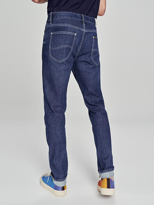 LEE 新品705标准大锥形凉感中蓝色男牛仔裤凉凉裤潮LMB100705200228A02891 商品图2